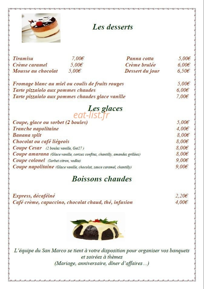 Al san Marco — carte page 5