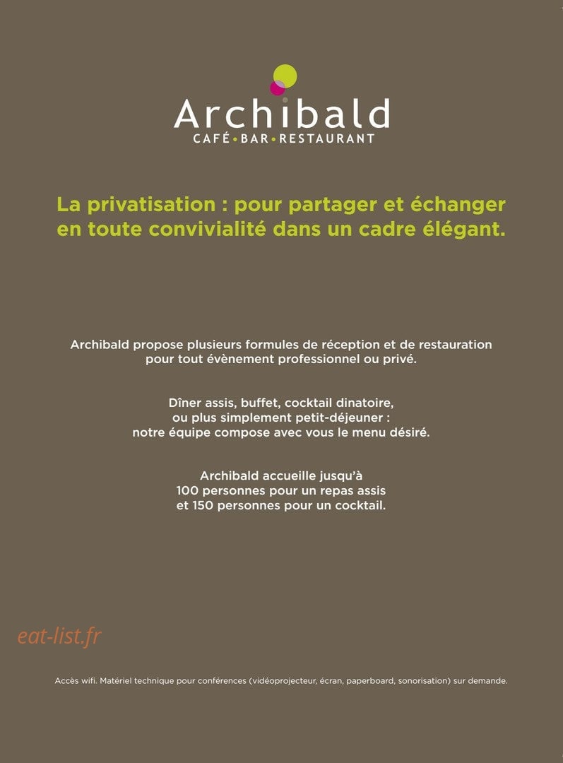 Archibald — carte page 1