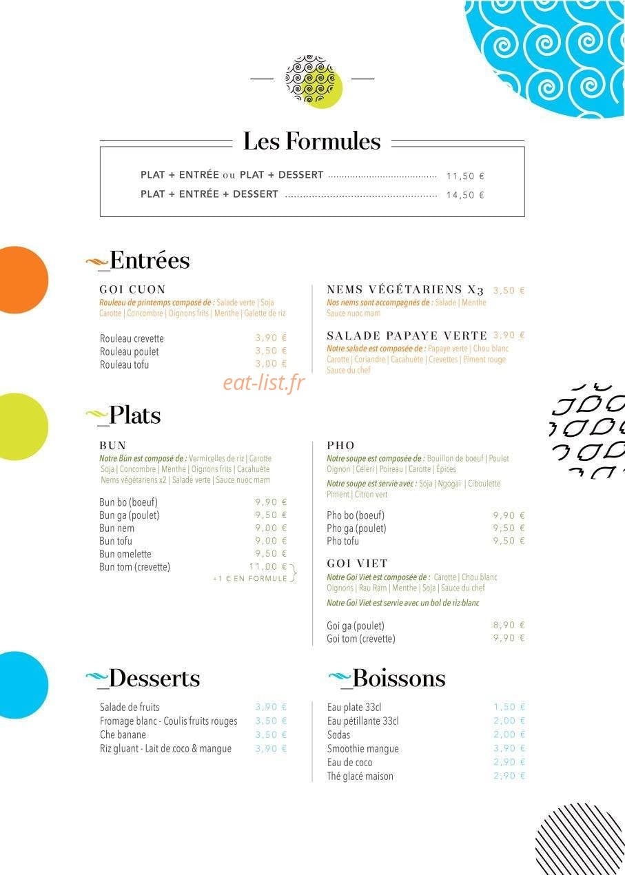 Bun — carte page 1