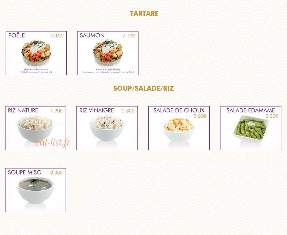 Issy Sushi — carte page 8
