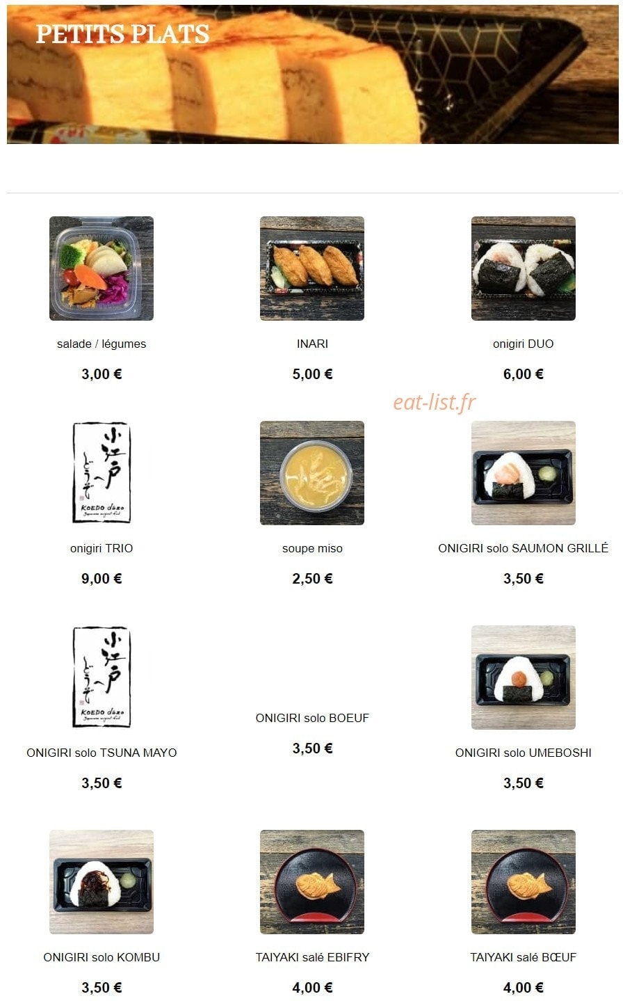 Koedo — carte page 4