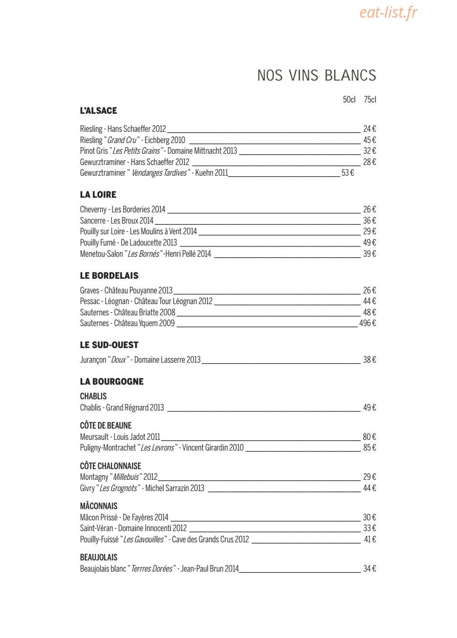 La Passerelle — carte page 9