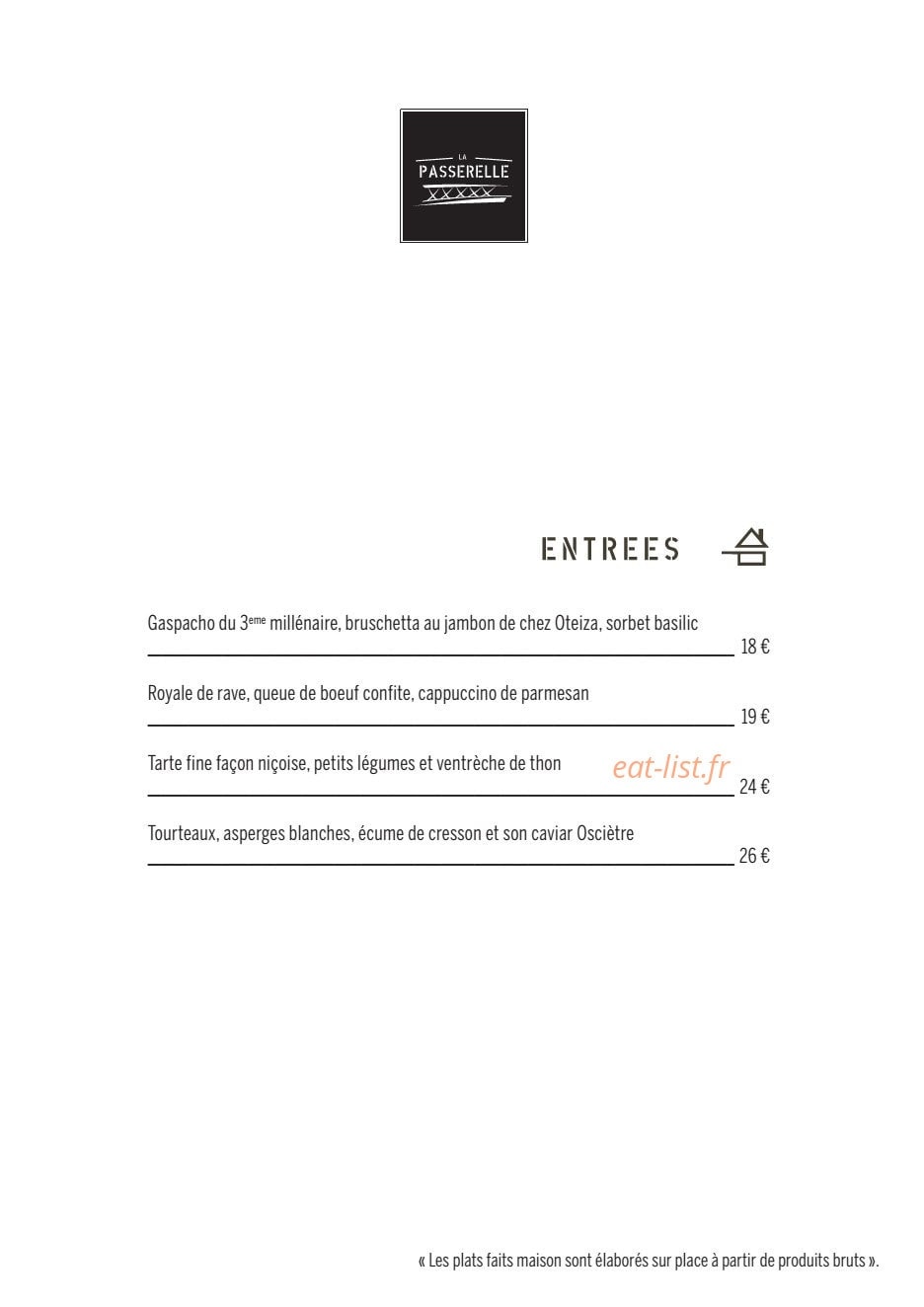La Passerelle — carte page 3