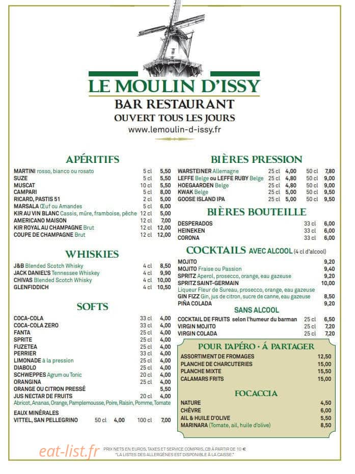 Le Moulin d'Issy — carte page 4