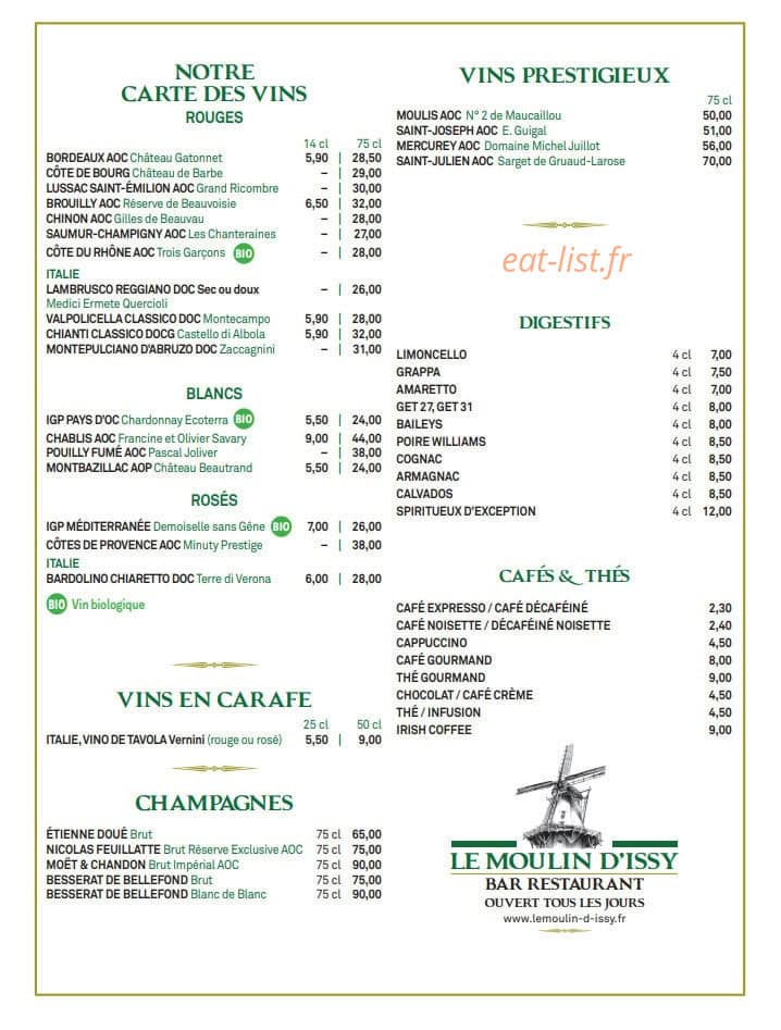 Le Moulin d'Issy — carte page 3