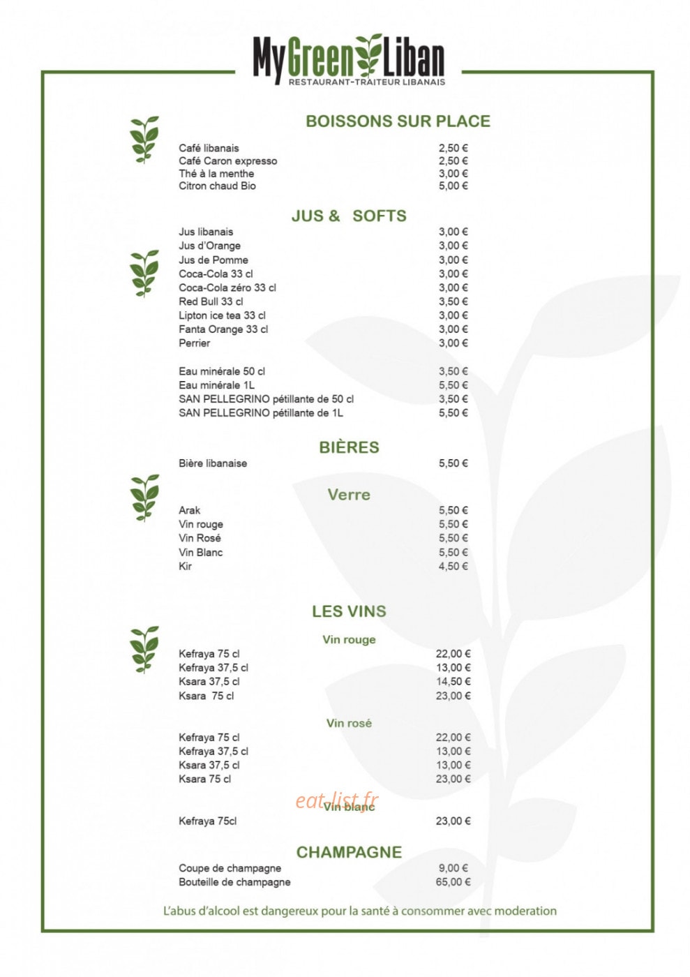 My Green Liban — carte page 5