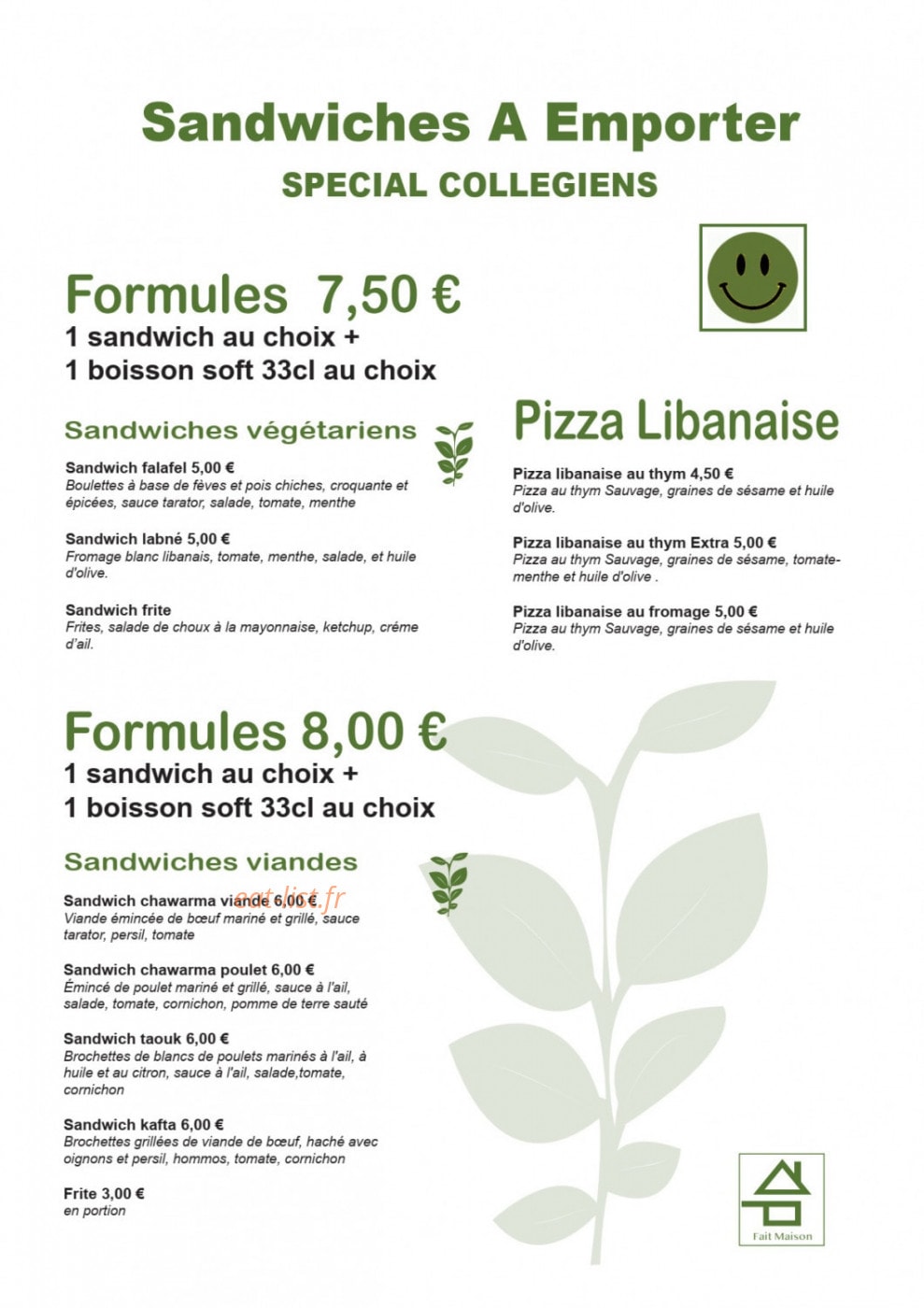 My Green Liban — carte page 4