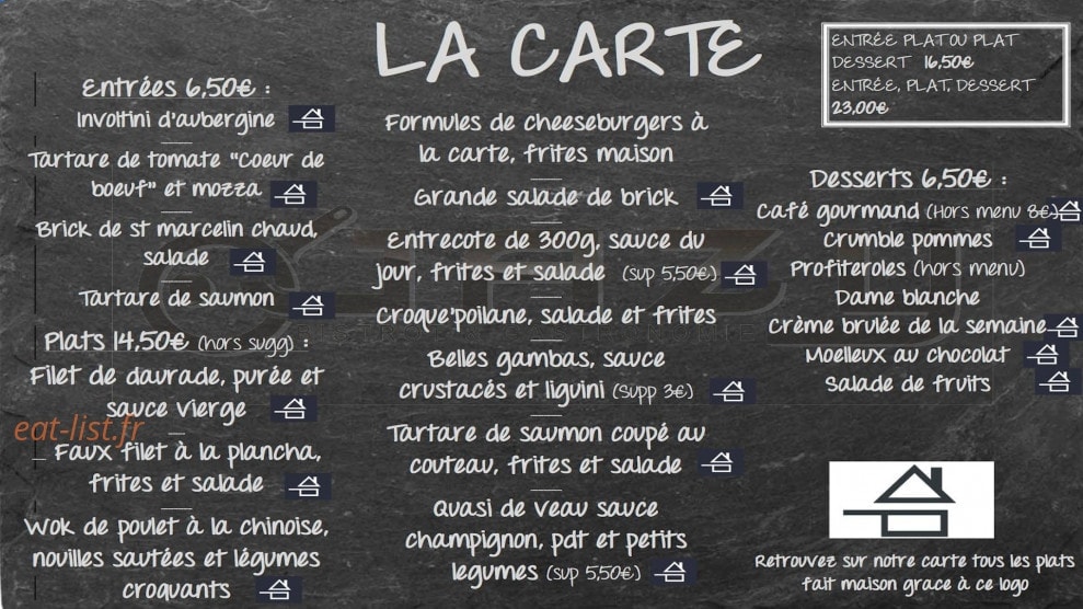 O'Jazy — carte page 2