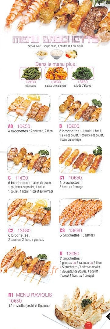 Oky Sushi — carte page 5