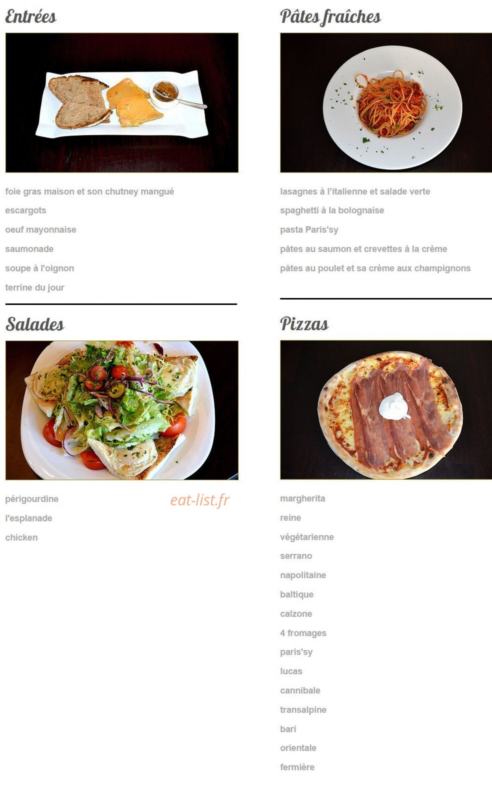 Paris'sy — carte page 1