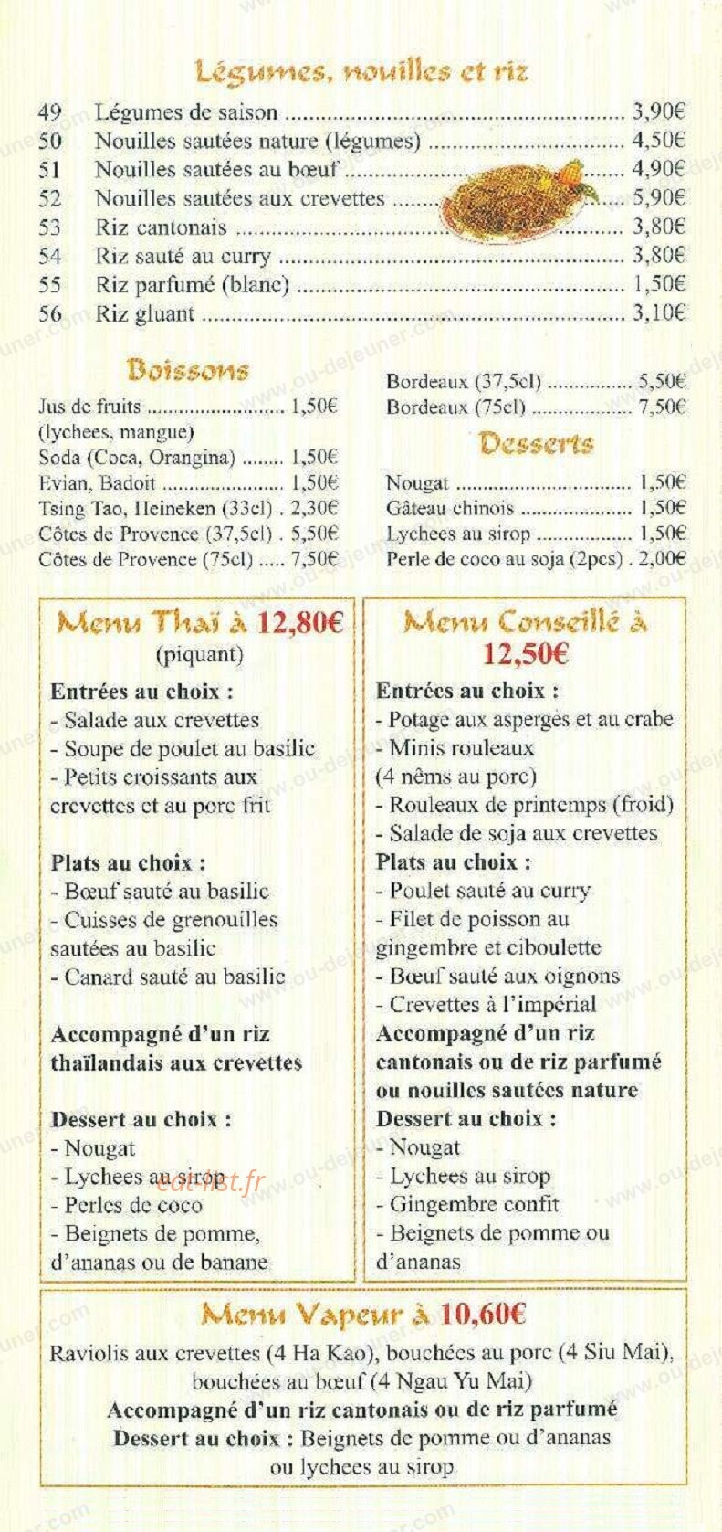 Phenix royal — carte page 4