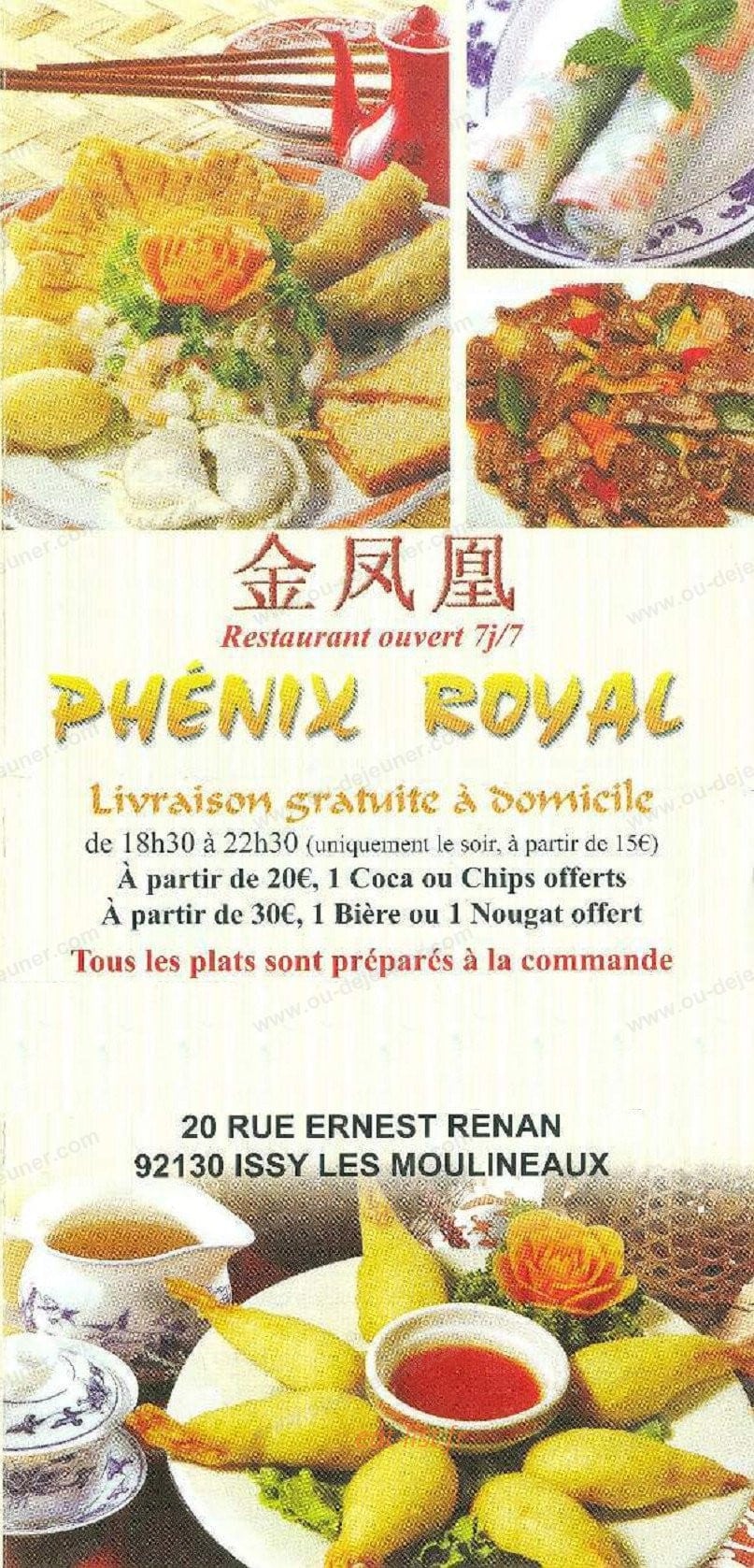 Phenix royal — carte page 1