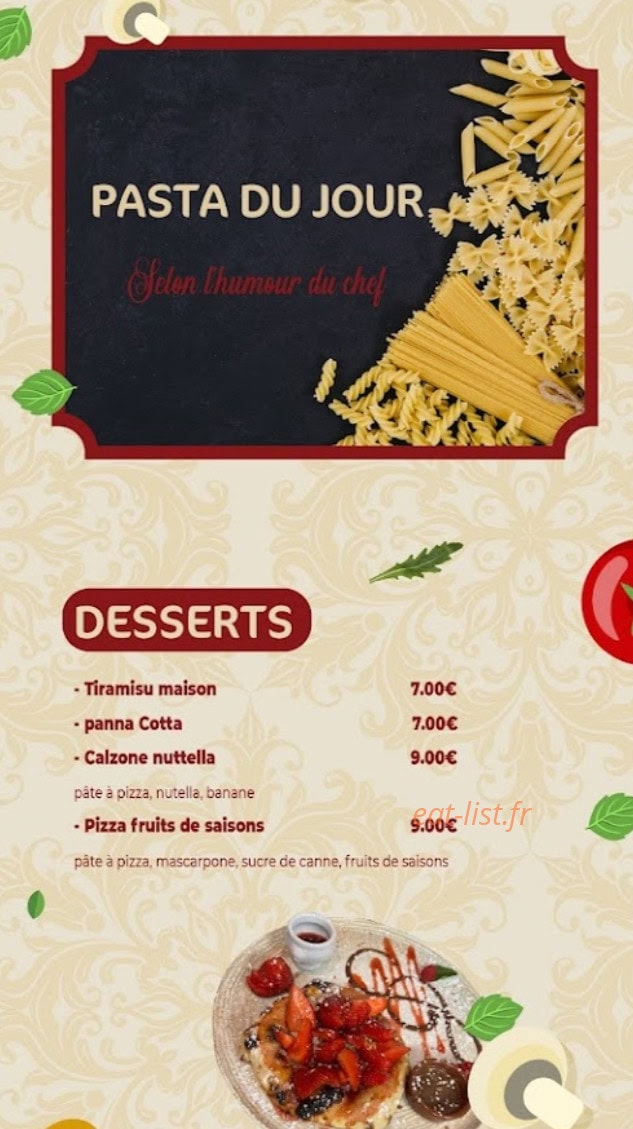 Pizza d'issy — carte page 3