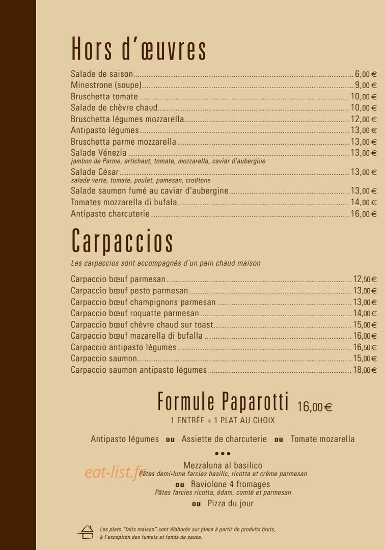 Pizza Paparotti 2 — carte page 2