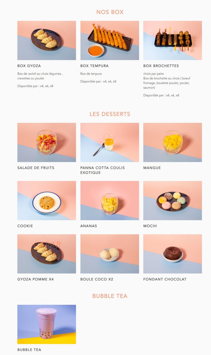 Poké Rolls — carte page 3