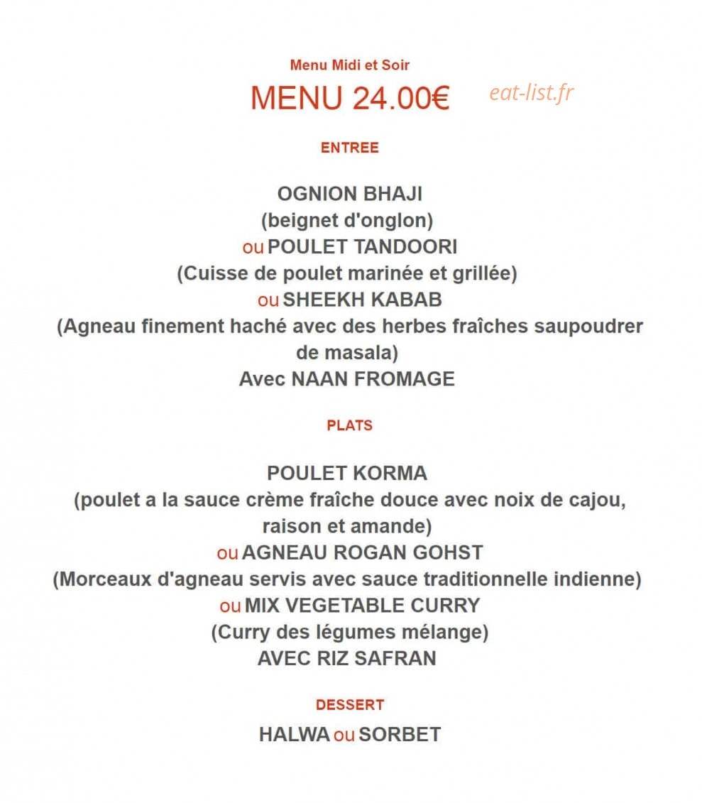 Restaurant Manaslu — carte page 14