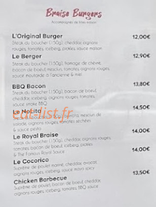 Sur la Braise — carte page 4