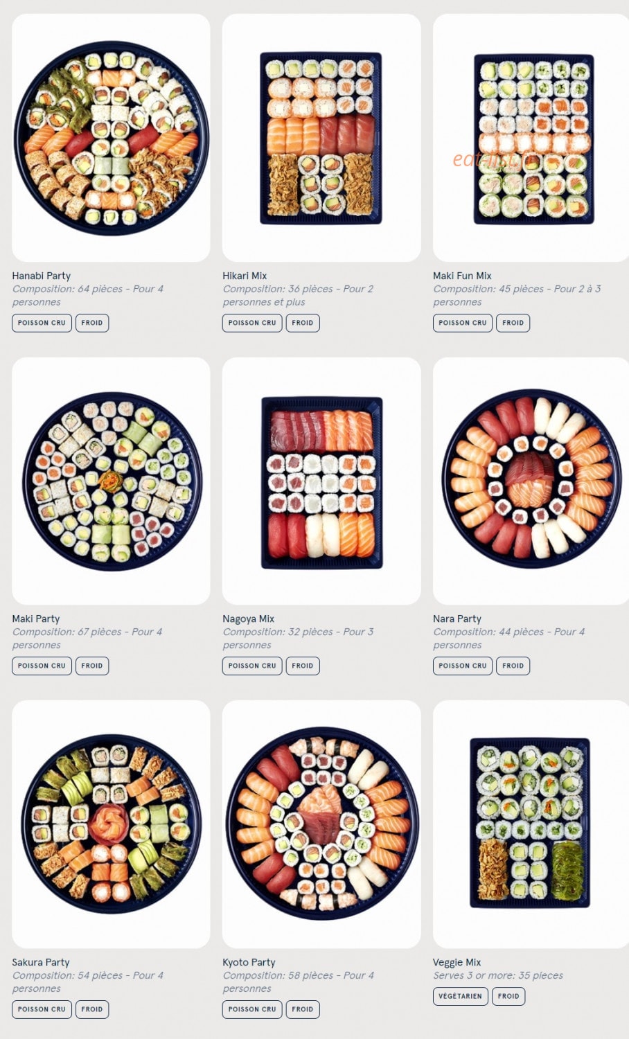 Sushi Daily — carte page 6