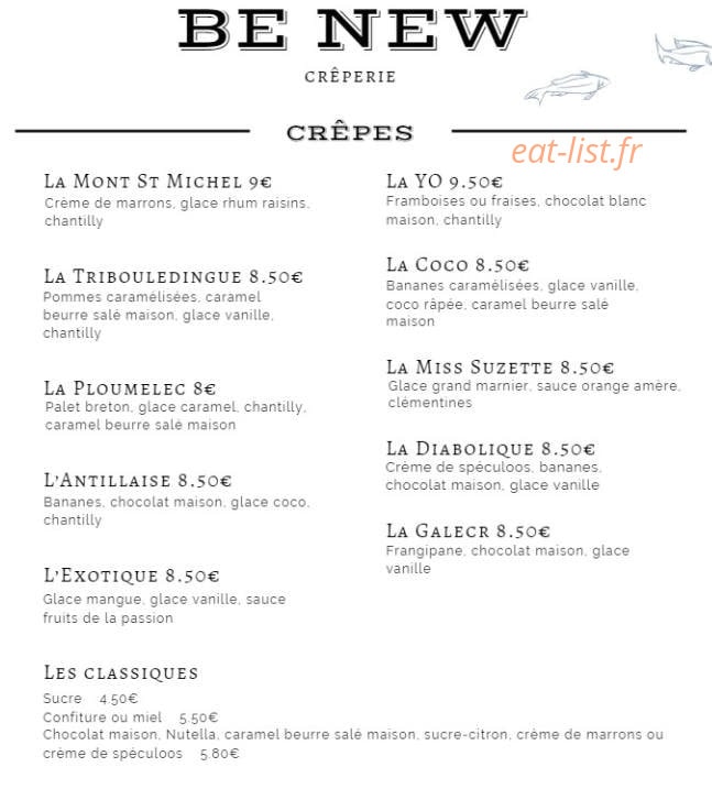 Be New — carte page 1