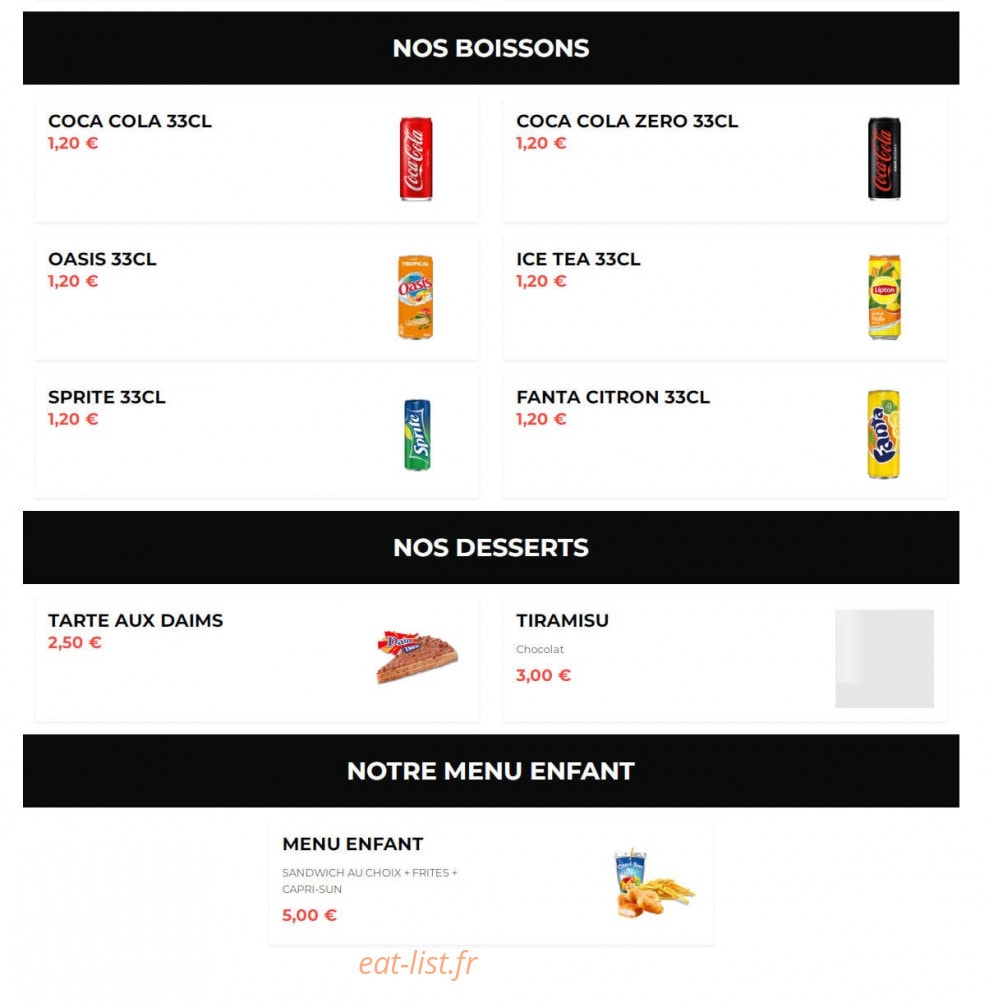 Big Eat — carte page 4
