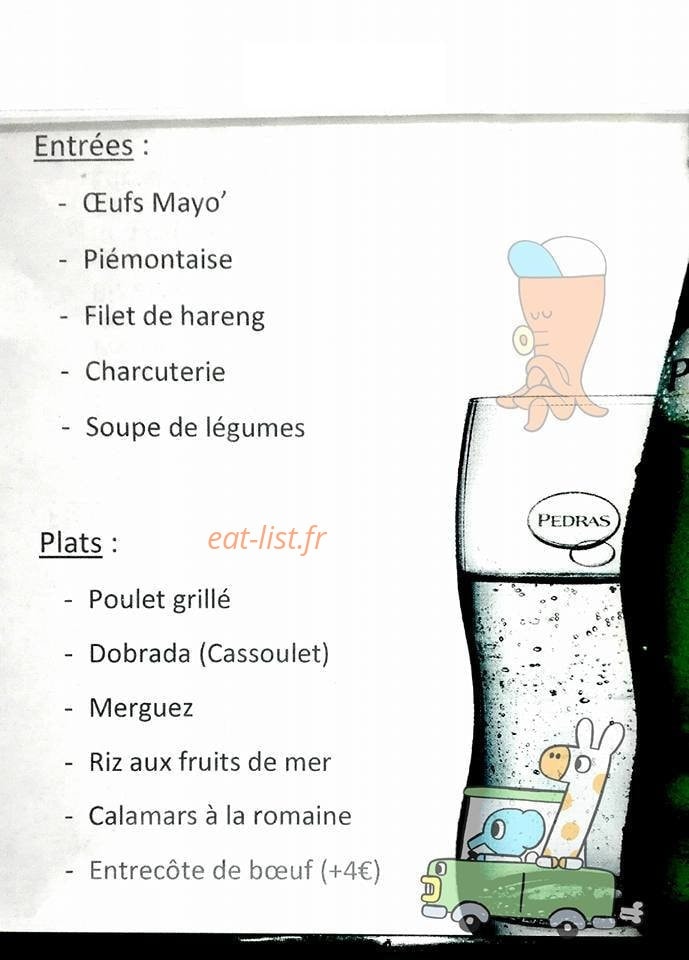 Brasa Saint Antonio — carte page 1
