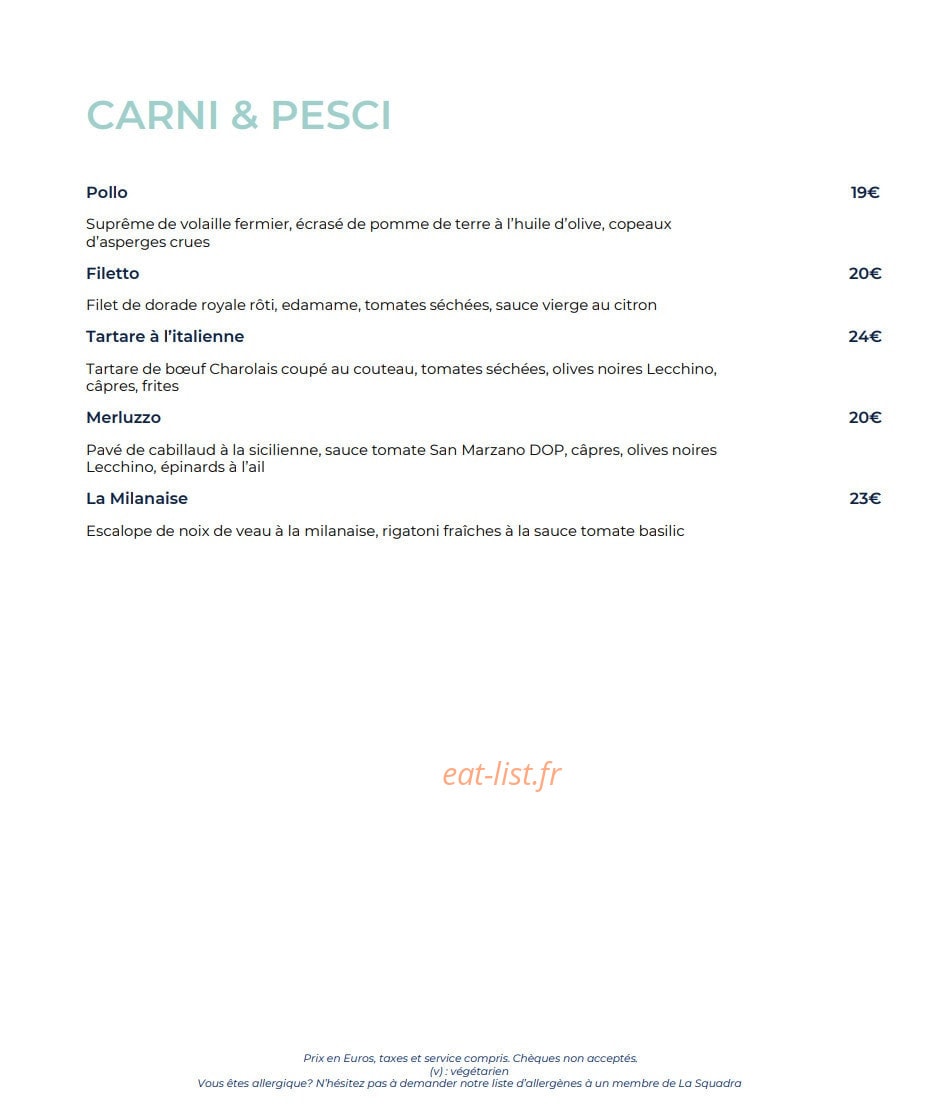 Caffè Cardito — carte page 5