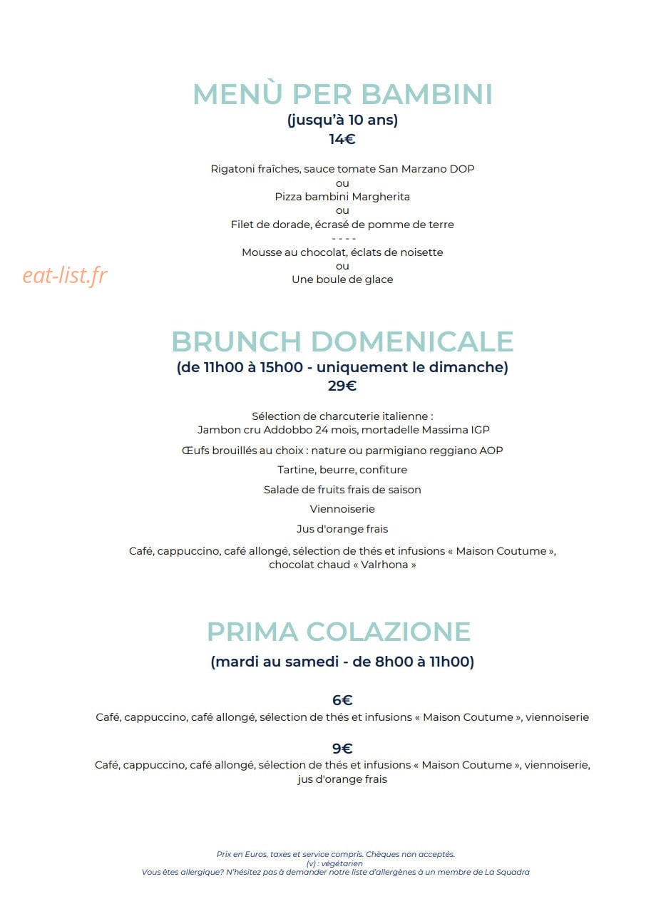 Caffè Cardito — carte page 7