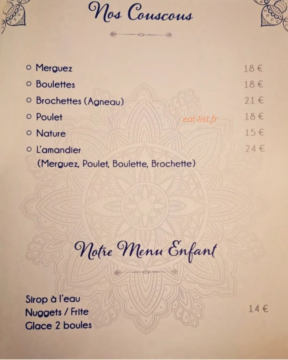 L'Amandier — carte page 1