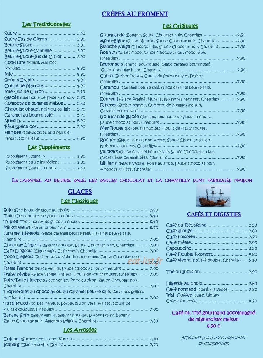 Le Blé en Herbe — carte page 2