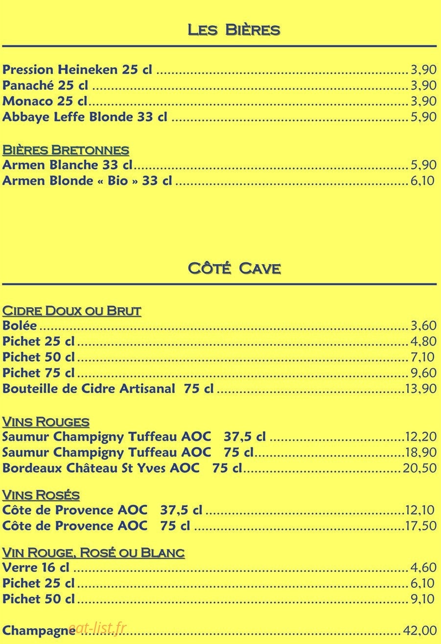 Le Blé en Herbe — carte page 7