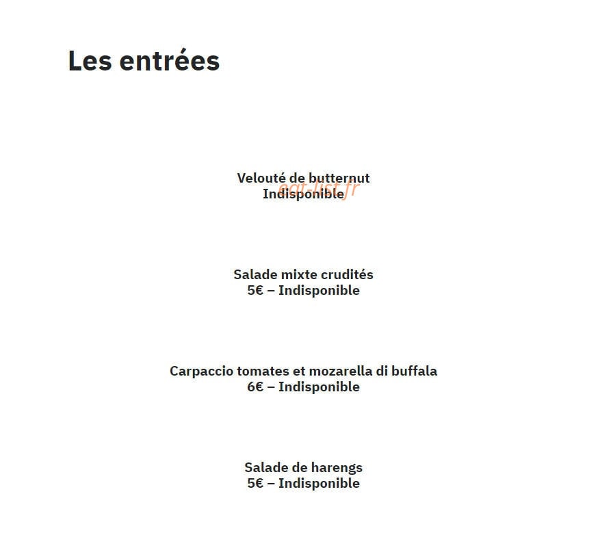 Le Chapeau — carte page 2