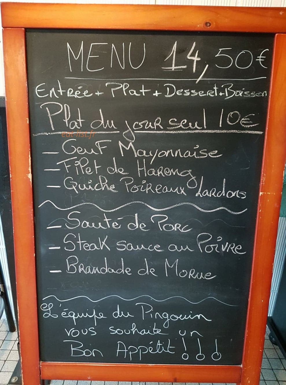 Le pingouin — carte page 1