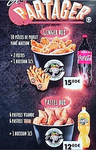 O'ginger — carte page 4