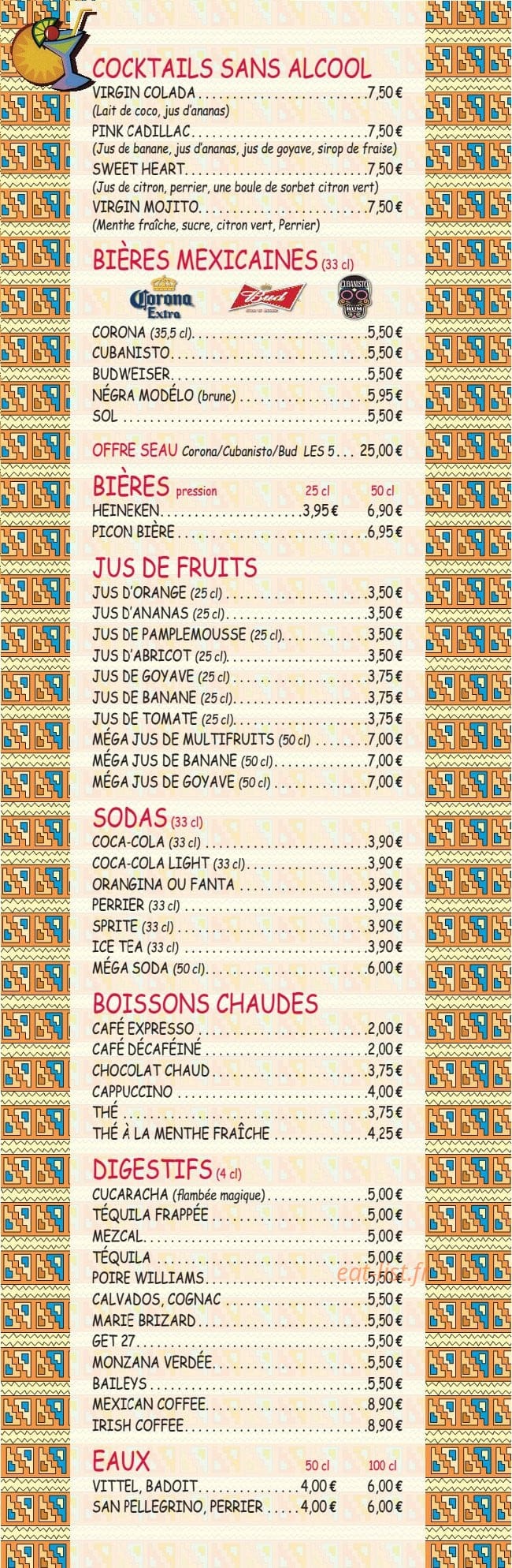 Pappasito's — carte page 7