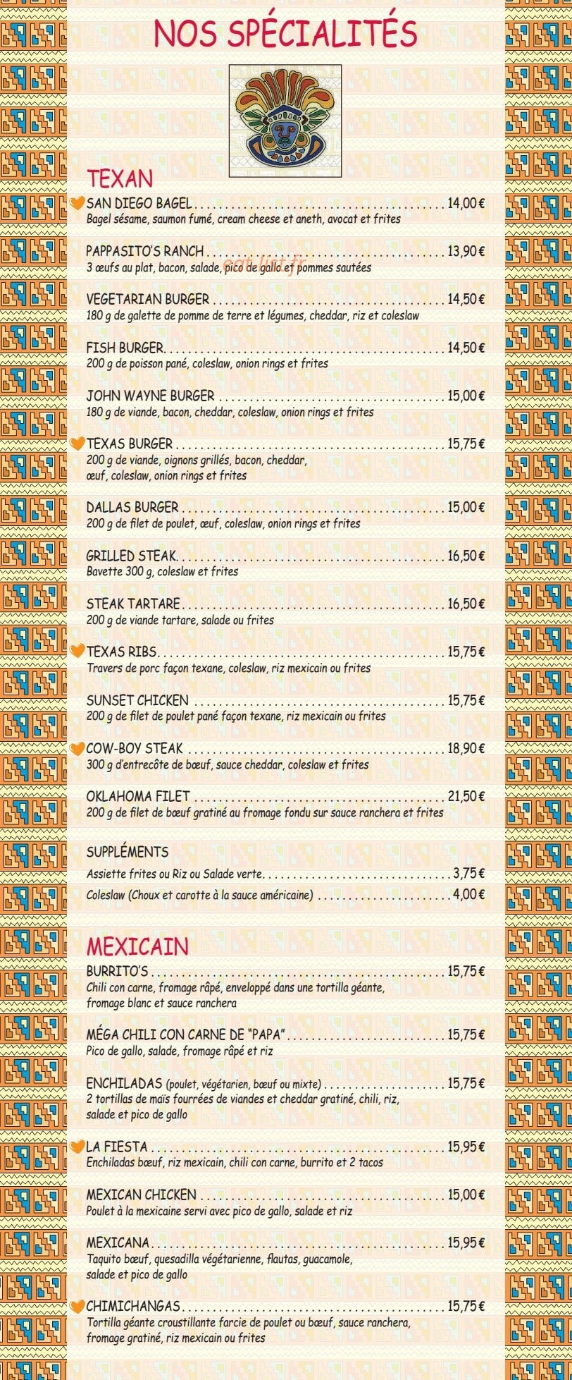 Pappasito's — carte page 4