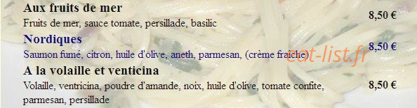 Pizza des Roissys — carte page 7