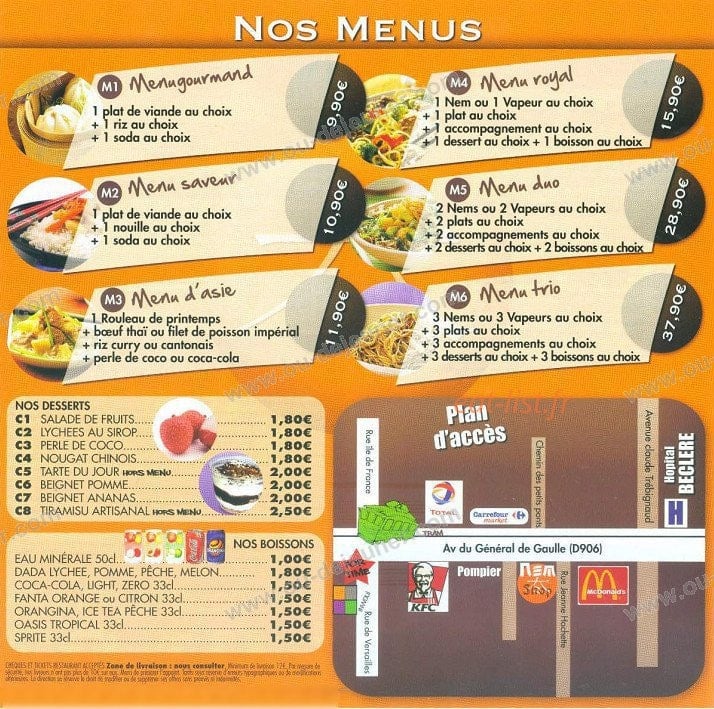Shop — carte page 1