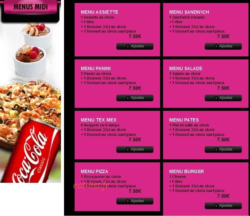 Super Pizza — carte page 2
