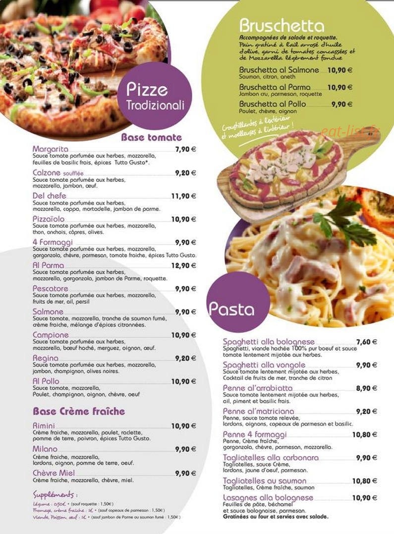 Tutto Gusto — carte page 2