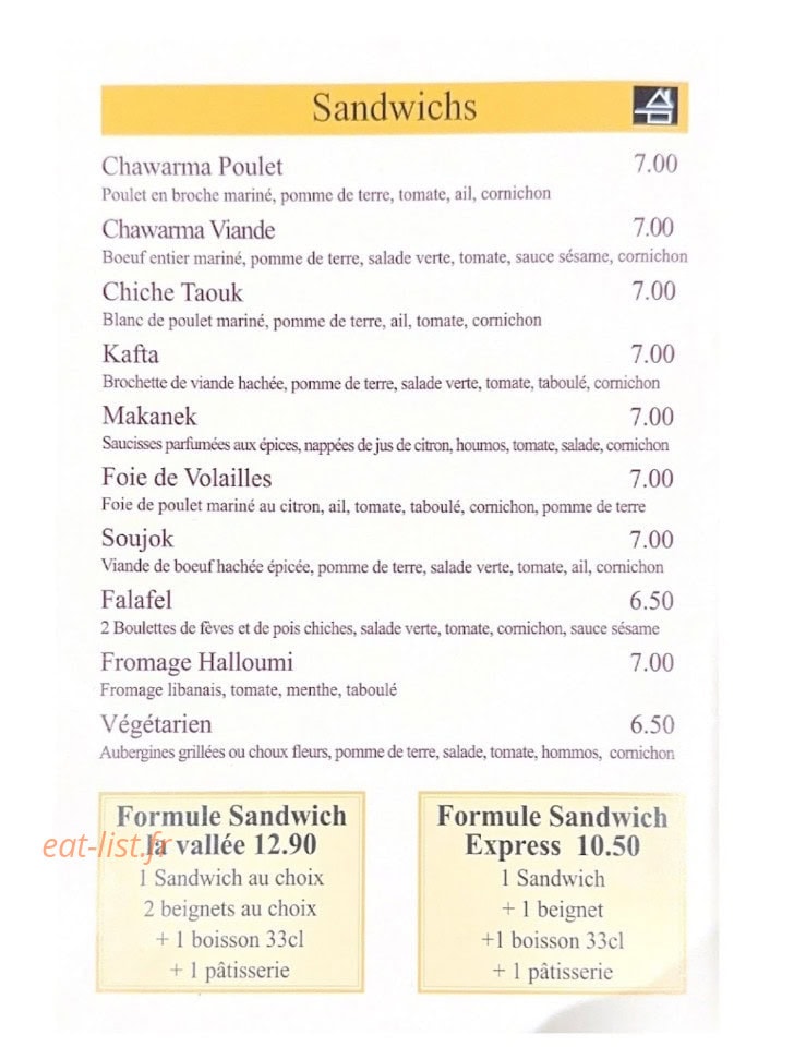Vallée du Liban — carte page 1
