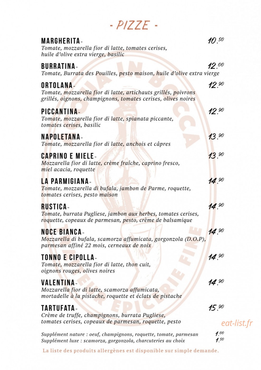Acqua in Bocca — carte page 6