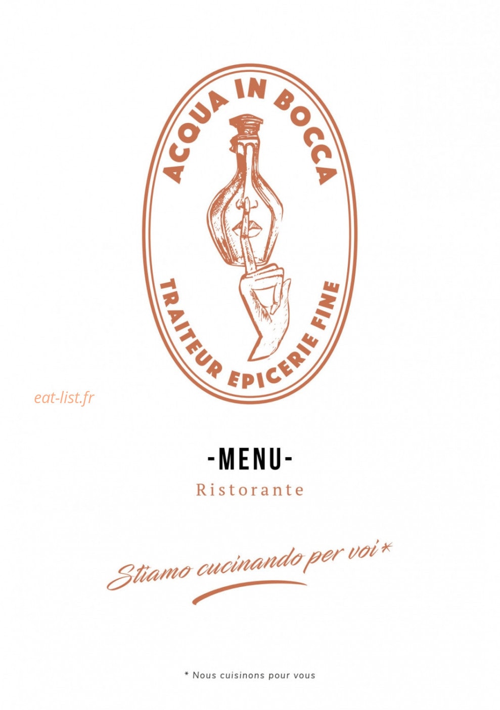 Acqua in Bocca — carte page 1