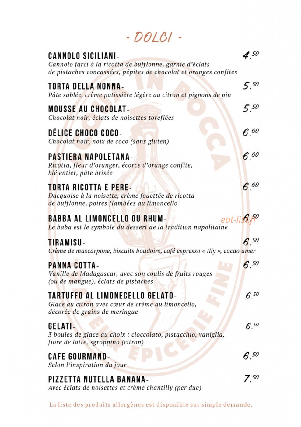 Acqua in Bocca — carte page 7