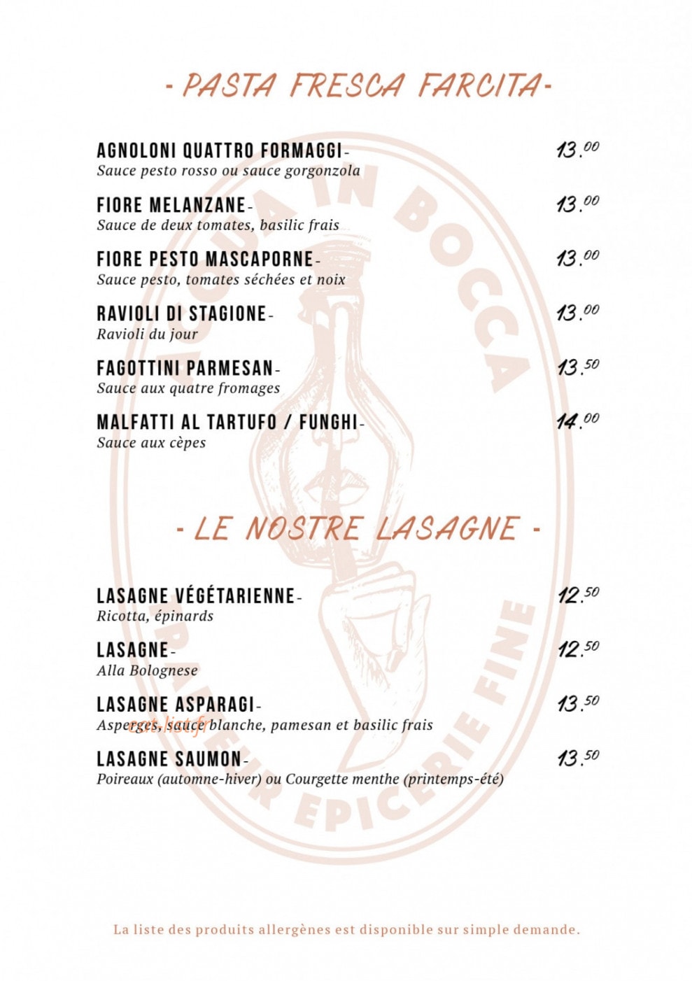 Acqua in Bocca — carte page 4