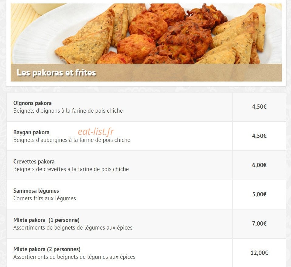 Allo Indien — carte page 2