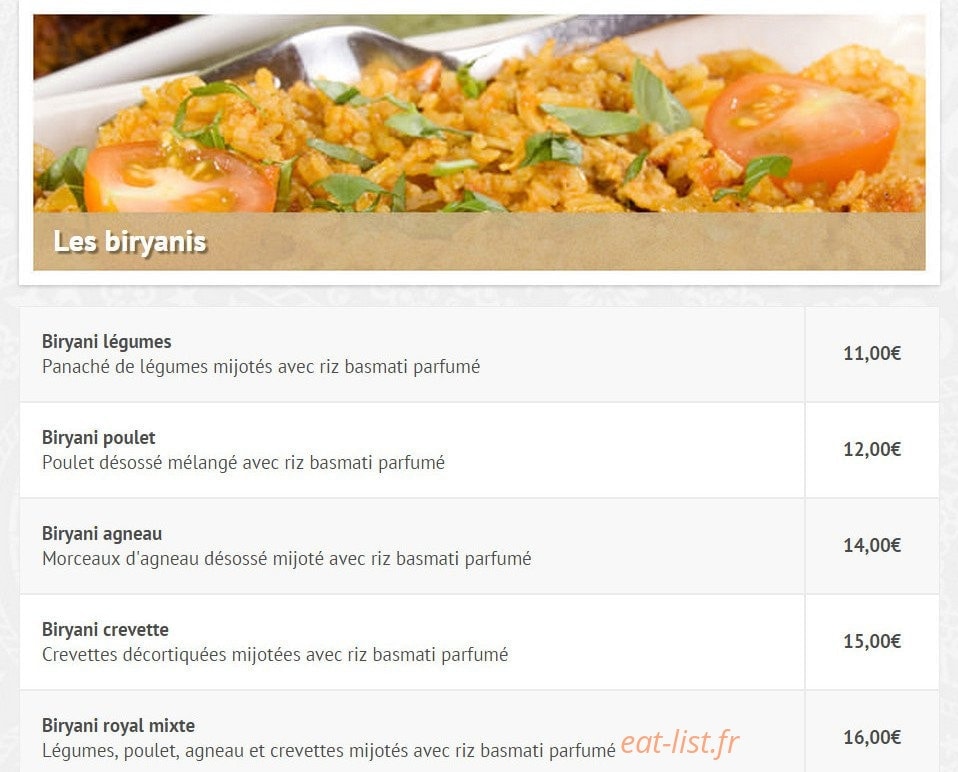 Allo Indien — carte page 12