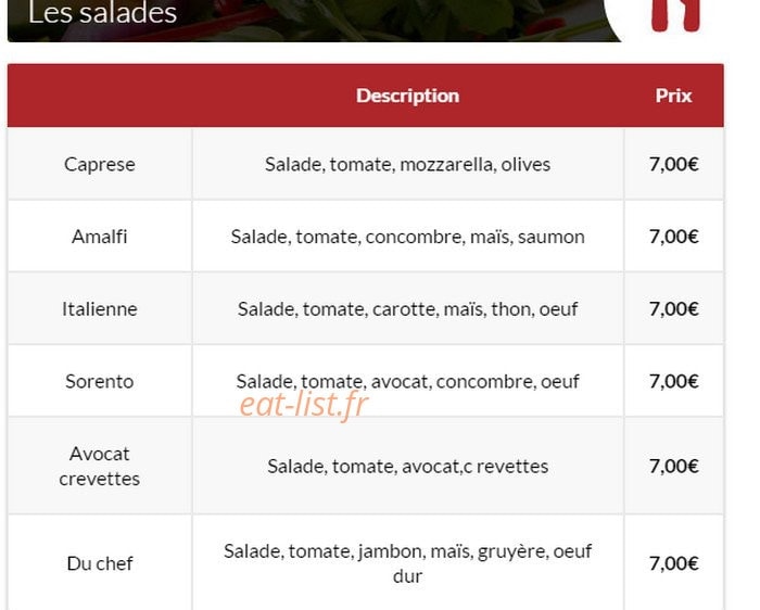 Allo-Pizza — carte page 7