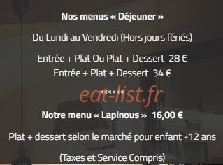Au Père Lapin — carte page 5