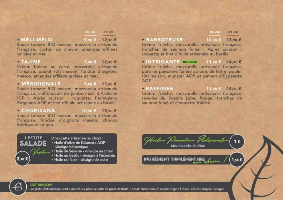 Basilic & Co — carte page 6