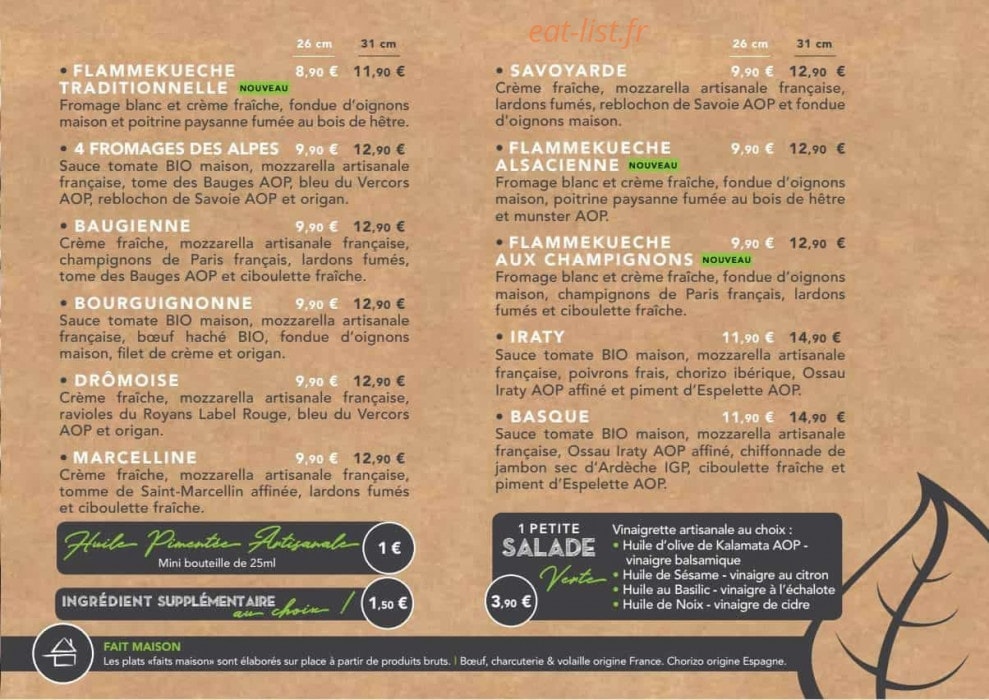 Basilic & Co — carte page 5